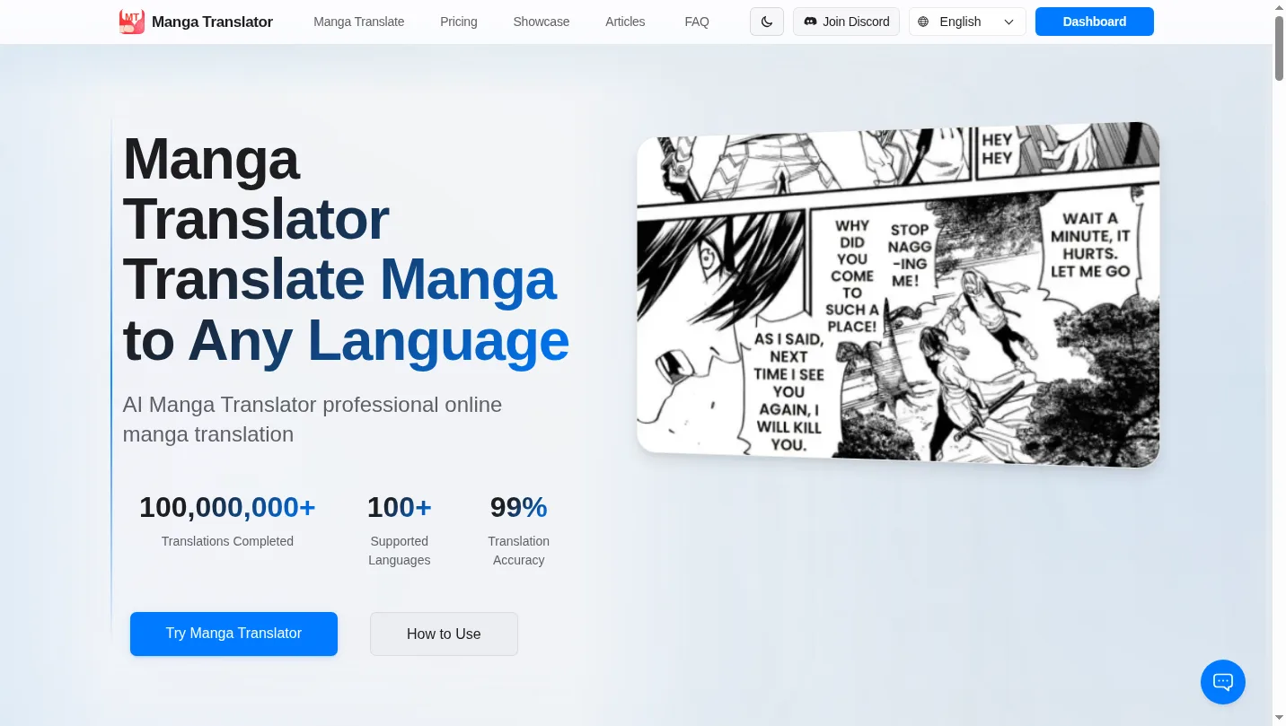 MangaTranslate screenshot 1